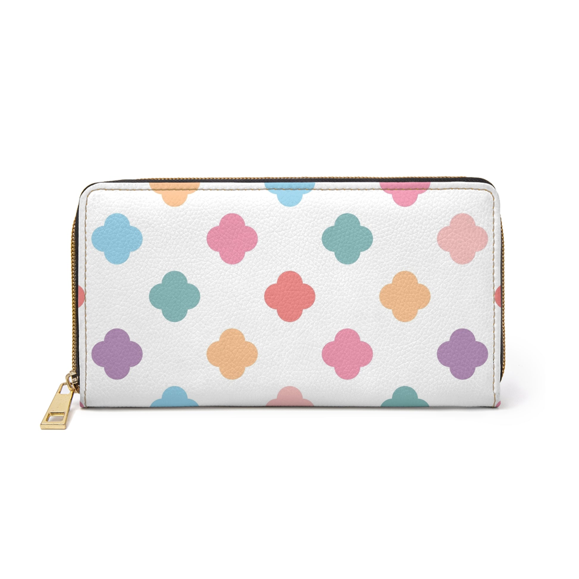 Floral Zipper Wallet